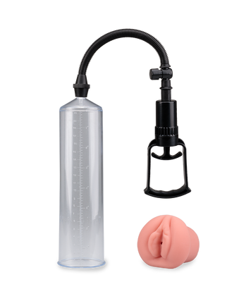 Penis Developer mit Handpumpe und Vagina-Aufsatz Maximizer