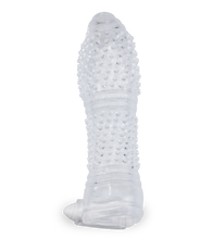 Laden Sie das Bild in den Galerie-Viewer, Penishülle mit Vibration und Massagenoppen