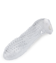 Laden Sie das Bild in den Galerie-Viewer, Penishülle mit Vibration und Massagenoppen