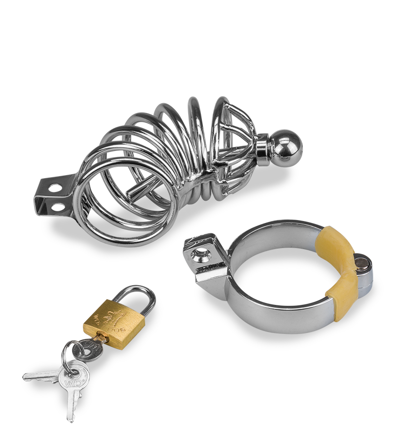 Peniskäfig mit Harnröhrenplug Delicious Chastity