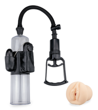 Laden Sie das Bild in den Galerie-Viewer, Penispumpe mit Vibration und Vagina-Manschette