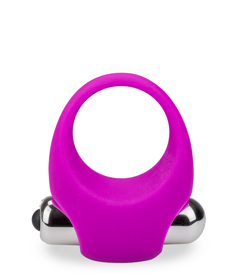 Penisring mit Vibration aus medizinischem Silikon Flirt