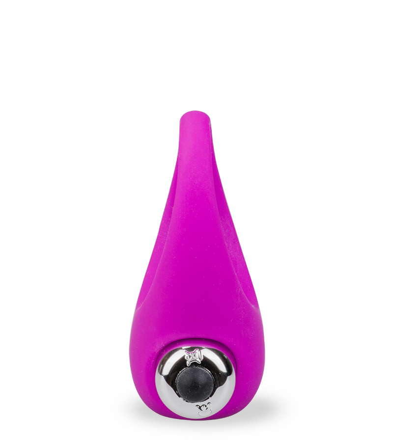 Penisring mit Vibration aus medizinischem Silikon Flirt