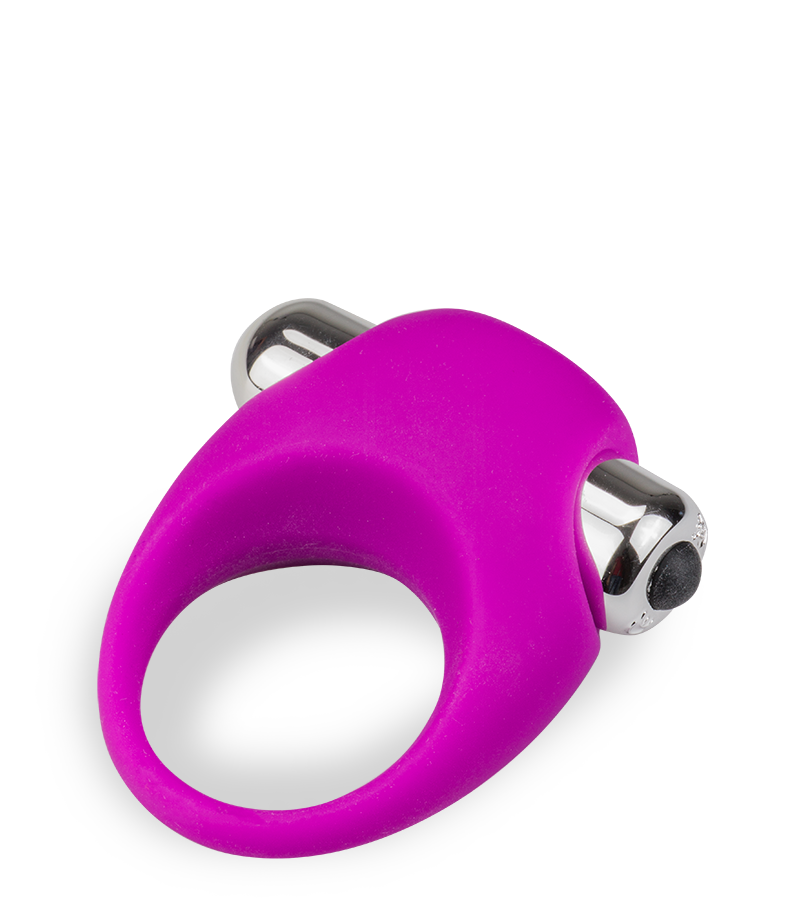 Penisring mit Vibration aus medizinischem Silikon Flirt