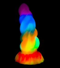 Laden Sie das Bild in den Galerie-Viewer, Phosphoreszierender Alien-Dildo mit Saugnapf Maltor