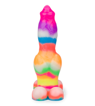 Laden Sie das Bild in den Galerie-Viewer, Phosphoreszierender Dildo mit Saugnapf Schäferhund