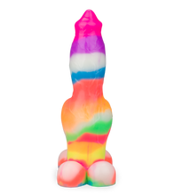 Laden Sie das Bild in den Galerie-Viewer, Phosphoreszierender Dildo mit Saugnapf Schäferhund