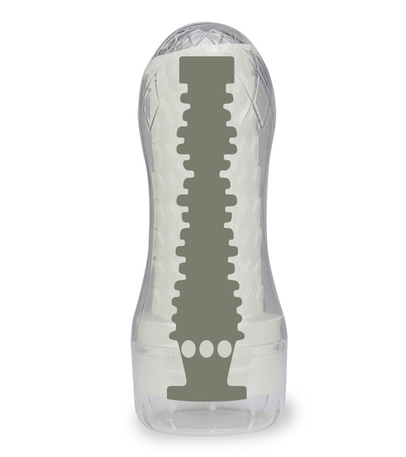Phosphoreszierender Masturbator mit Noppen Lumino