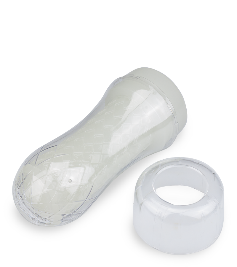 Phosphoreszierender Masturbator mit Rillen Lumino