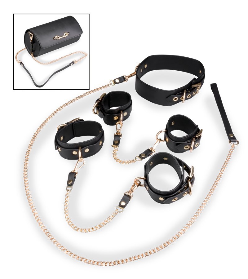 Premium Bondage-Set mit Aufbewahrungsbeutel