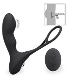 Prostata-Massagegerät mit Vibration und Penisring Hero