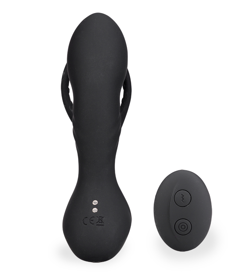 Prostata-Massagegerät mit Vibration und Penisring Hero