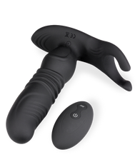 Laden Sie das Bild in den Galerie-Viewer, Prostata-Massagegerät mit Vibrations- und Stoßfunktion und Hoden-Massager Paris
