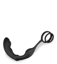 Laden Sie das Bild in den Galerie-Viewer, Prostata-Stimulator mit Vibration und Cockring Hedonism