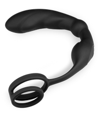 Laden Sie das Bild in den Galerie-Viewer, Prostata-Stimulator mit Vibration und Cockring Hedonism