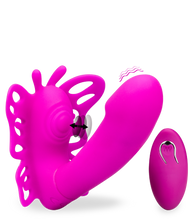 Laden Sie das Bild in den Galerie-Viewer, Pulsierende und vibrierende Vibrating Panty für Klitoris und G-Punkt