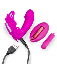 Laden Sie das Bild in den Galerie-Viewer, Pulsierende und vibrierende Vibrating Panty für Klitoris und G-Punkt
