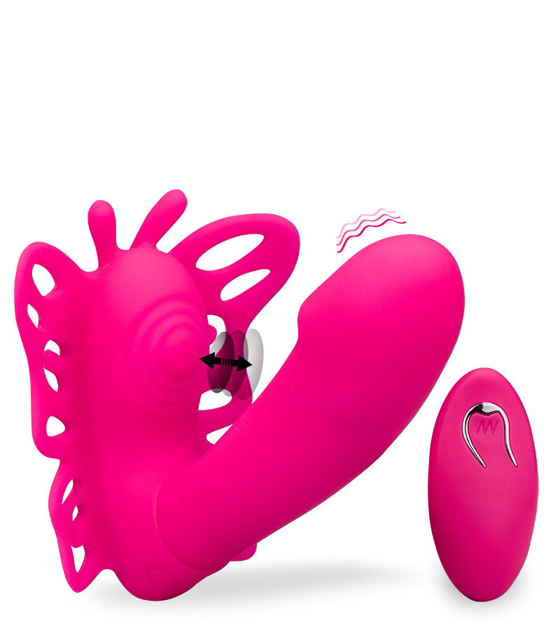 Pulsierende und vibrierende Vibrating Panty für Klitoris und G-Punkt