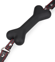 Laden Sie das Bild in den Galerie-Viewer, Puppy-Play-Knebel Knochen aus Silikon 12,3 cm