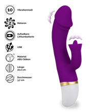 Laden Sie das Bild in den Galerie-Viewer, Rabbit-Vibrator Flapa