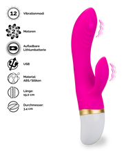 Laden Sie das Bild in den Galerie-Viewer, Rabbit-Vibrator Malo