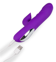 Laden Sie das Bild in den Galerie-Viewer, Rabbit-Vibrator mit Klitoris-Sauger Sucky