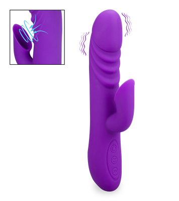 Rabbit-Vibrator mit Klitoris-Sauger Sucky