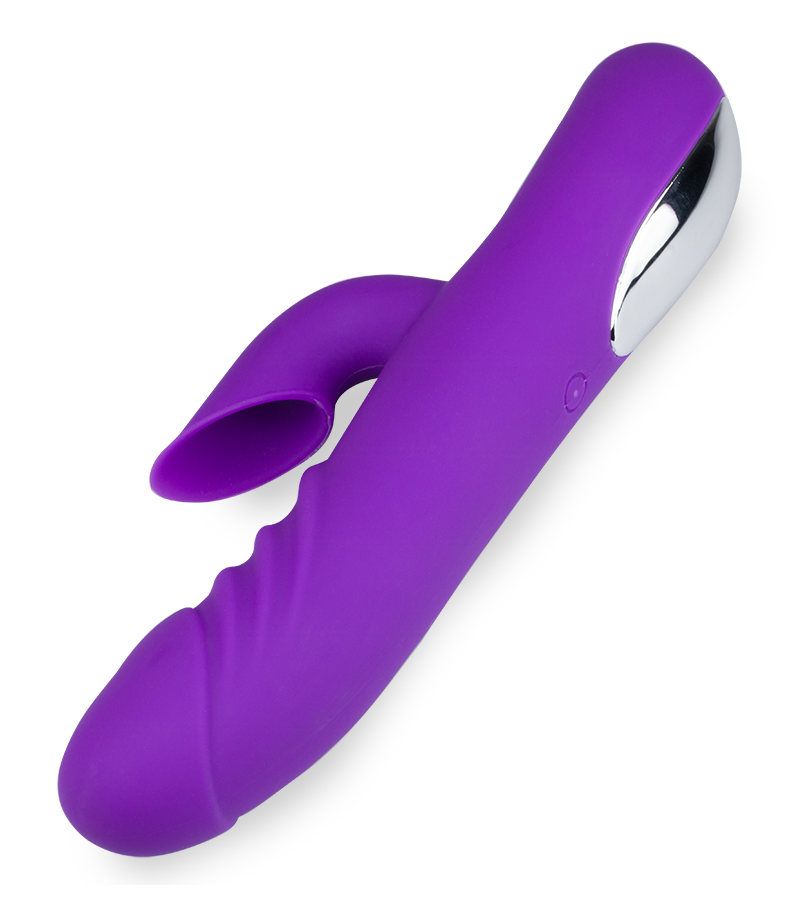 Rabbit-Vibrator mit Klitoris-Sauger Sucky