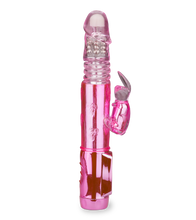 Laden Sie das Bild in den Galerie-Viewer, Rabbit-Vibrator mit Rotation und Stoßfunktion