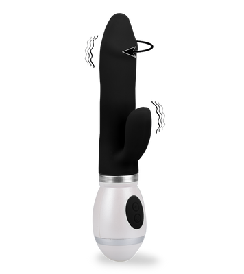 Rabbit-Vibrator mit Rotation Viva
