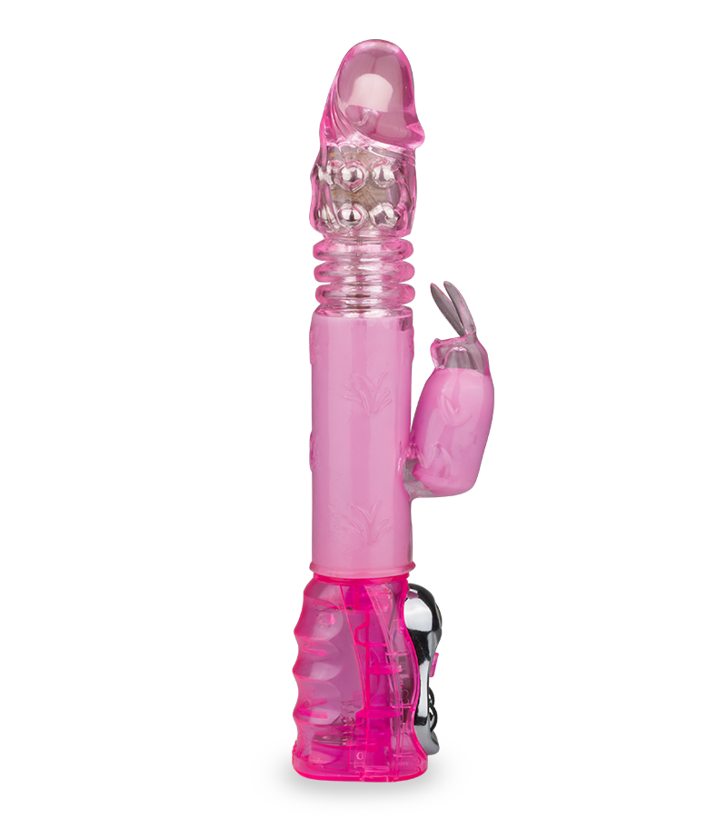 Rabbit-Vibrator mit Stoßfunktion für XXL-Orgasmen