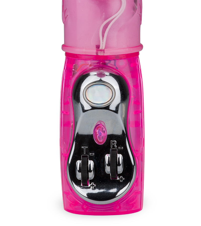 Rabbit-Vibrator mit Stoßfunktion für XXL-Orgasmen