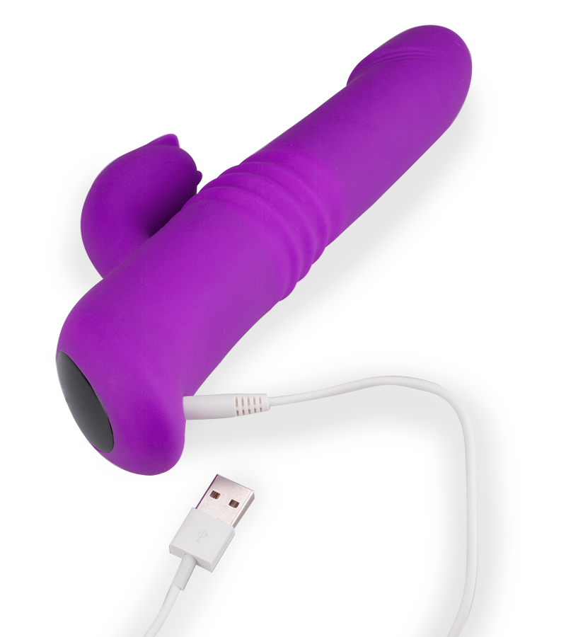 Rabbit-Vibrator mit Stoßfunktion Kaya