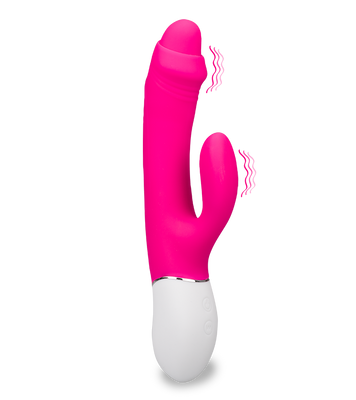 Rabbit-Vibrator mit Vorhaut Connie
