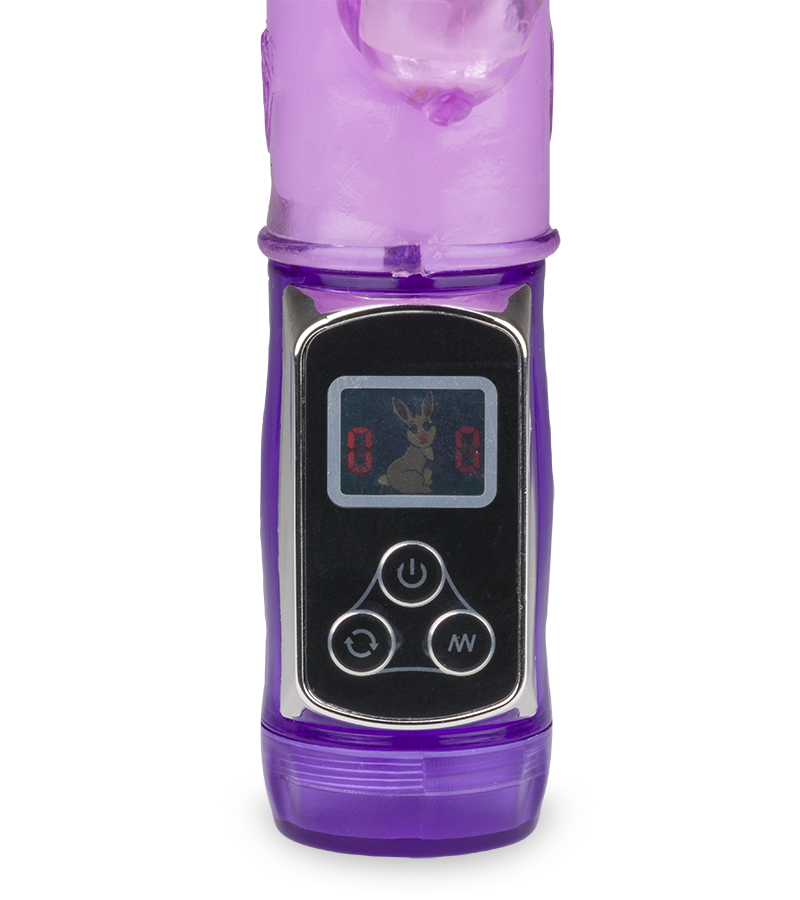 Rabbit-Vibrator Up and Down mit LCD-Display
