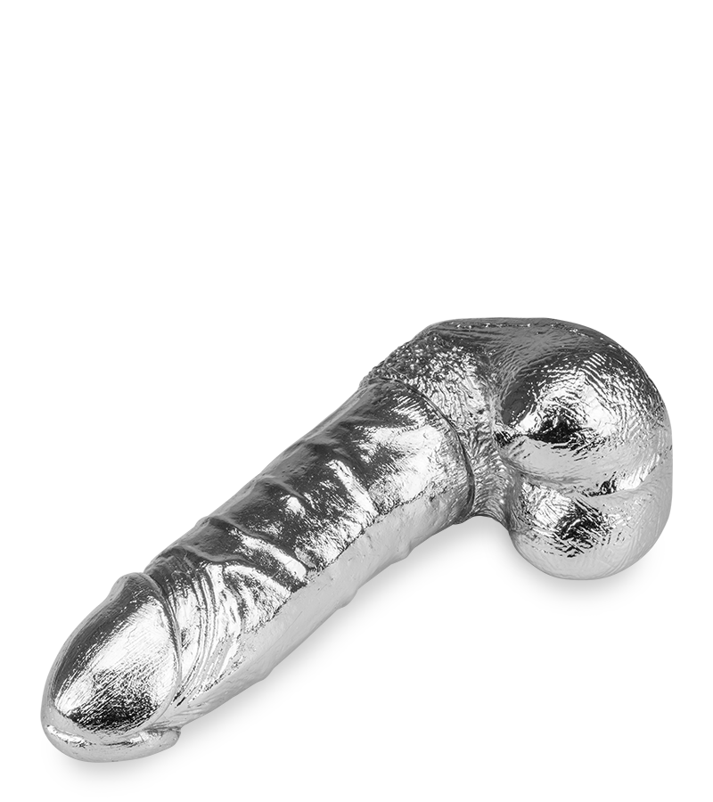 Realistischer Dildo aus Metall Rocky