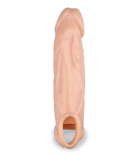 Laden Sie das Bild in den Galerie-Viewer, Realistischer Penis-Extender mit Aderung und Hodenring