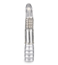 Laden Sie das Bild in den Galerie-Viewer, Rotierender Rabbit-Vibrator Silver Pleasure