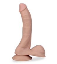 Laden Sie das Bild in den Galerie-Viewer, Saugnapf-Dildo mit großen Hoden 24 cm