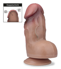 Laden Sie das Bild in den Galerie-Viewer, Saugnapf-Dildo mit XXL-Durchmesser Platinum