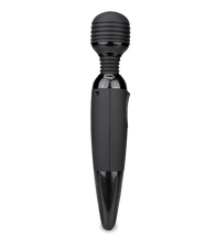 Laden Sie das Bild in den Galerie-Viewer, Schwarzer Fantasy Wand Massager mit 2 Aufsätzen