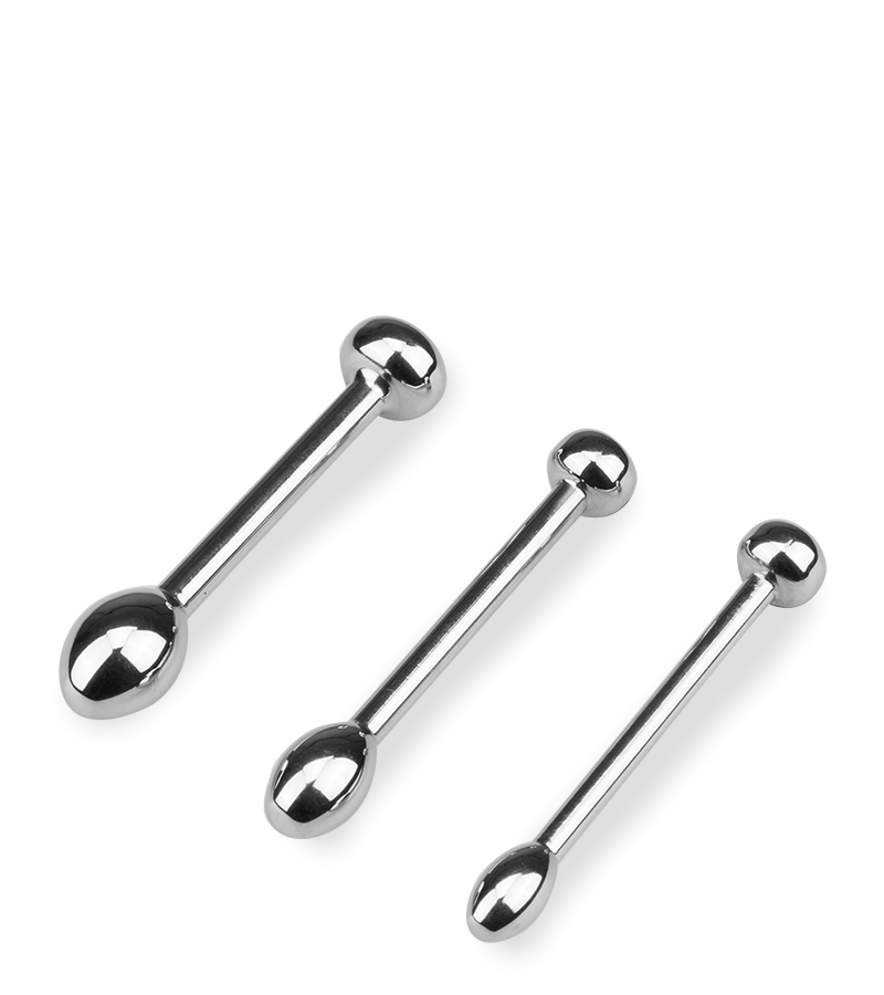 Set aus 3 Harnröhrenplugs Perseverance