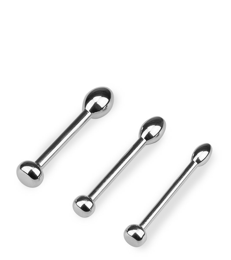 Set aus 3 Harnröhrenplugs Perseverance