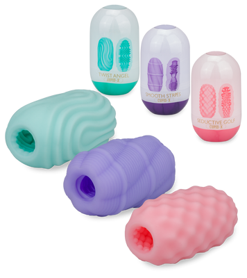 Set aus 3 Masturbationseiern Größe M