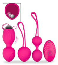 Laden Sie das Bild in den Galerie-Viewer, Sextoy-Paket mit Liebeskugeln und Funkfernbedienung