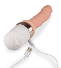 Laden Sie das Bild in den Galerie-Viewer, Stoßdildo mit Vibration Mister Hide