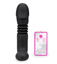 Laden Sie das Bild in den Galerie-Viewer, Stoßdildo mit Vibration und Heizung