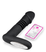 Laden Sie das Bild in den Galerie-Viewer, Stoßdildo mit Vibration und Heizung