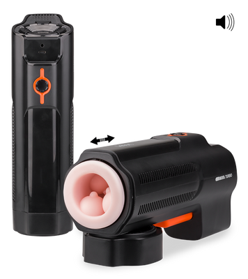 Stoßmasturbator mit Audiofunktion Turbo Gun