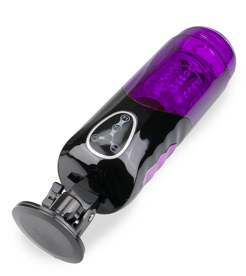 Stoßmasturbator mit Rotationsfunktion Trainer